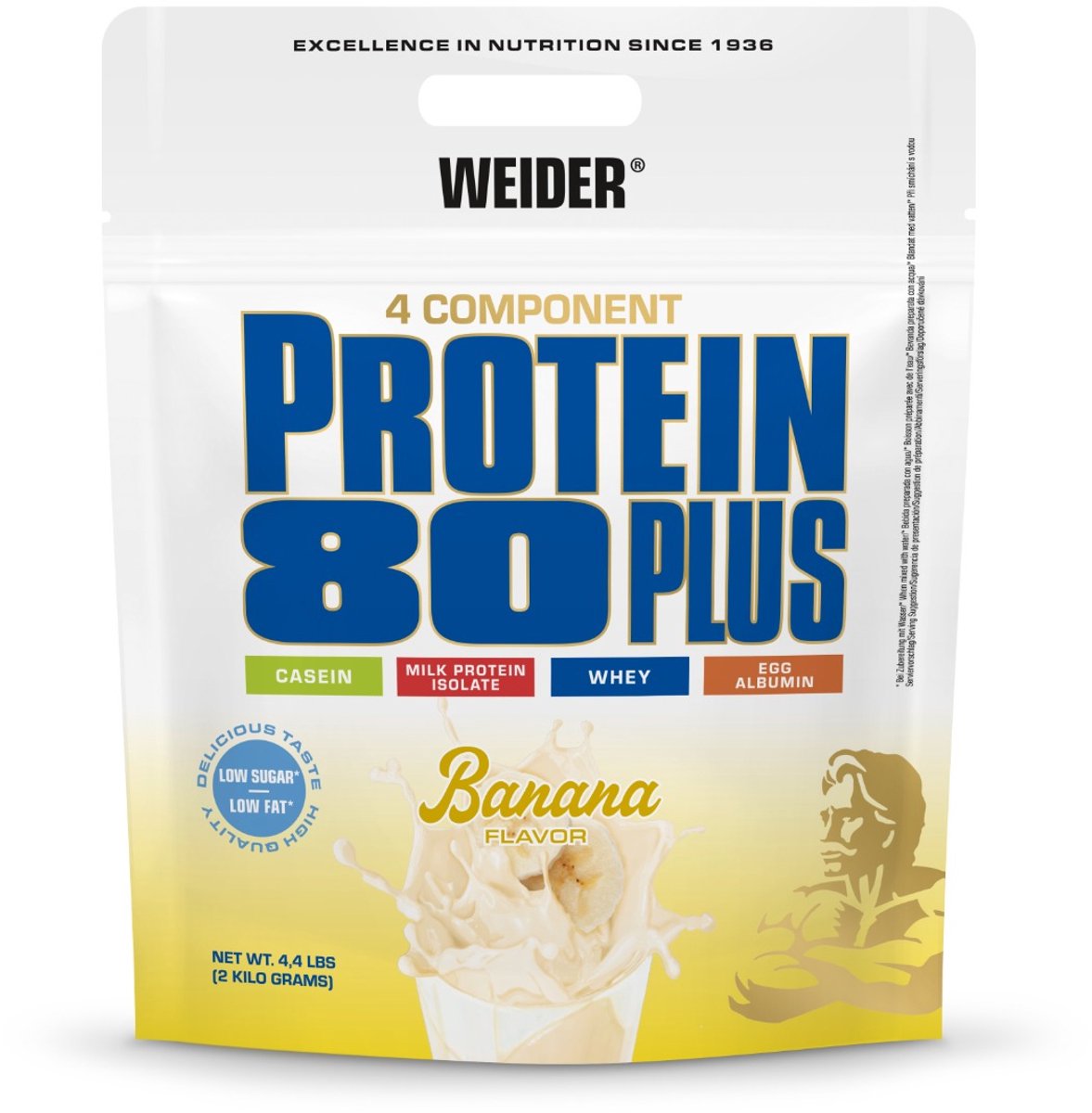 Weider 80 Plus Eiwit 2000 g banaan