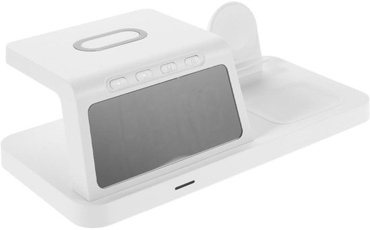 Draadloze Oplader Standaard - Snel Laadstation - Bureau Nachtkastje - Tangle-Free Opladen - 18.8 x 9.2 x 6.2 cm