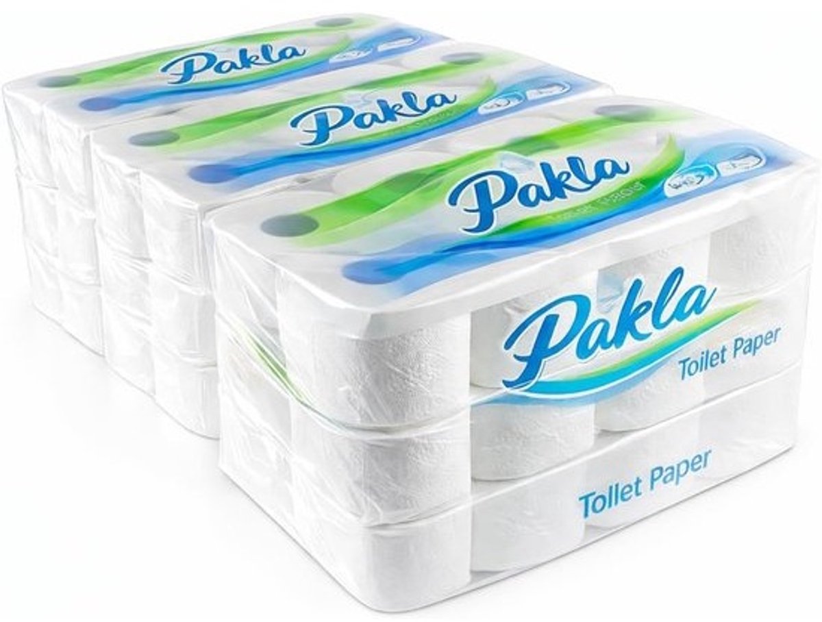 Toiletpapier Grote Verpakking - WC Papier Rollen - Hygiënisch Thuis - Zacht Scheurvast - 72 Rollen 250 Vellen