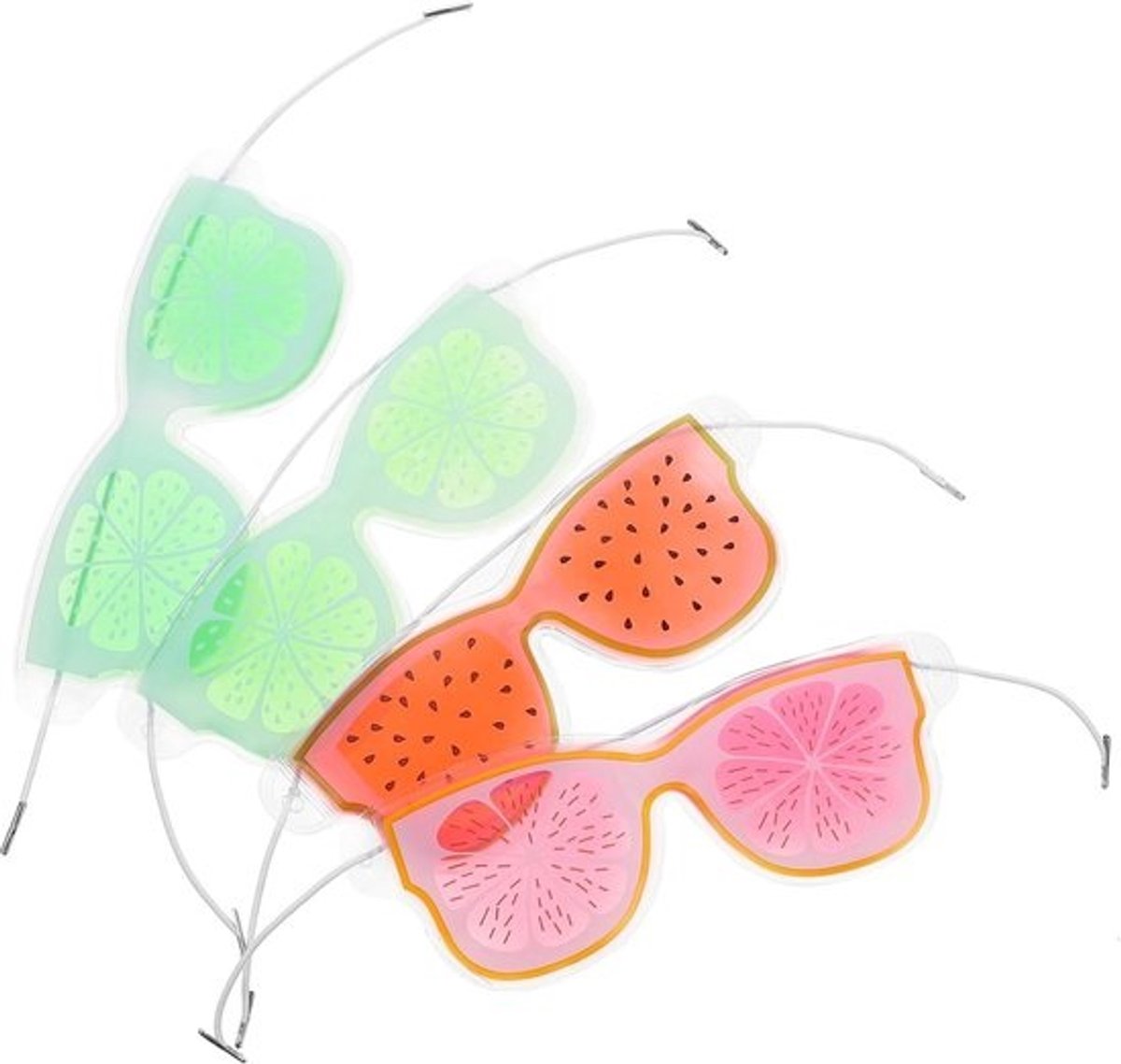 Gel Oogmaskers - Verkoelende Oogkussentjes - Vermoeidheid Verlichting - Herbruikbaar en Zacht - 17 x 7 x 1 cm