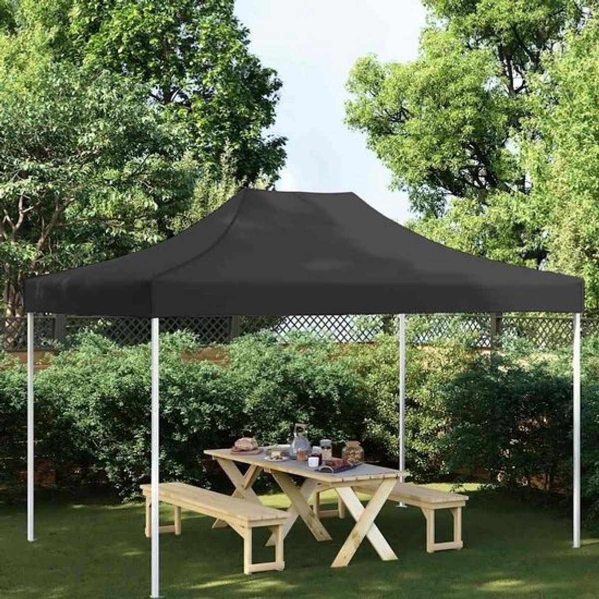 Partytentdak - Tentdak - Feestelijke Evenementen - Waterdicht en UV-beschermend - 6x3 meter - Beige