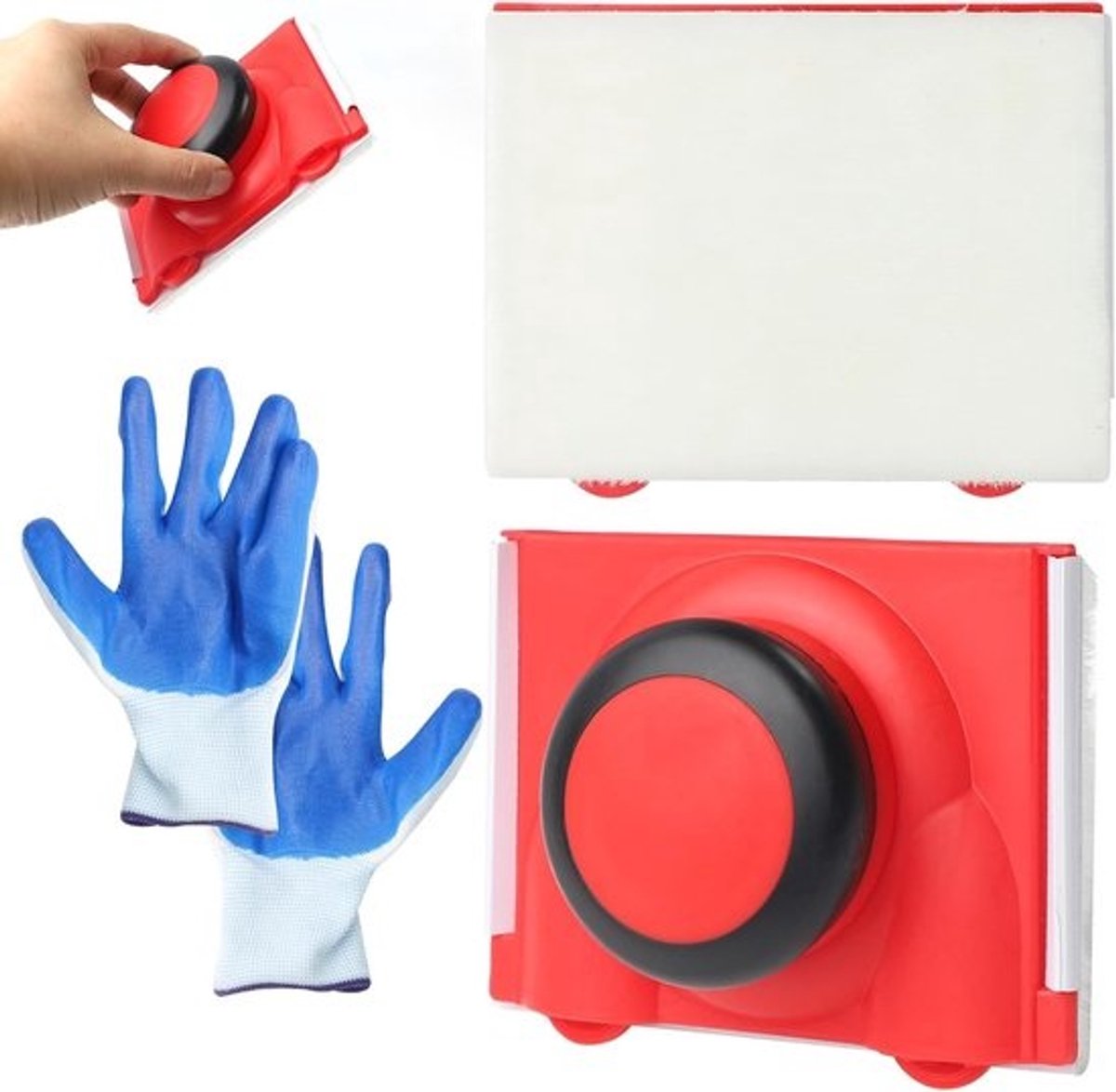 Verfrandenset - Kantenschilder gereedschap - Muren netjes schilderen - Verwisselbaar sponskussen - 12 x 9 x 35 cm - Multifunctioneel