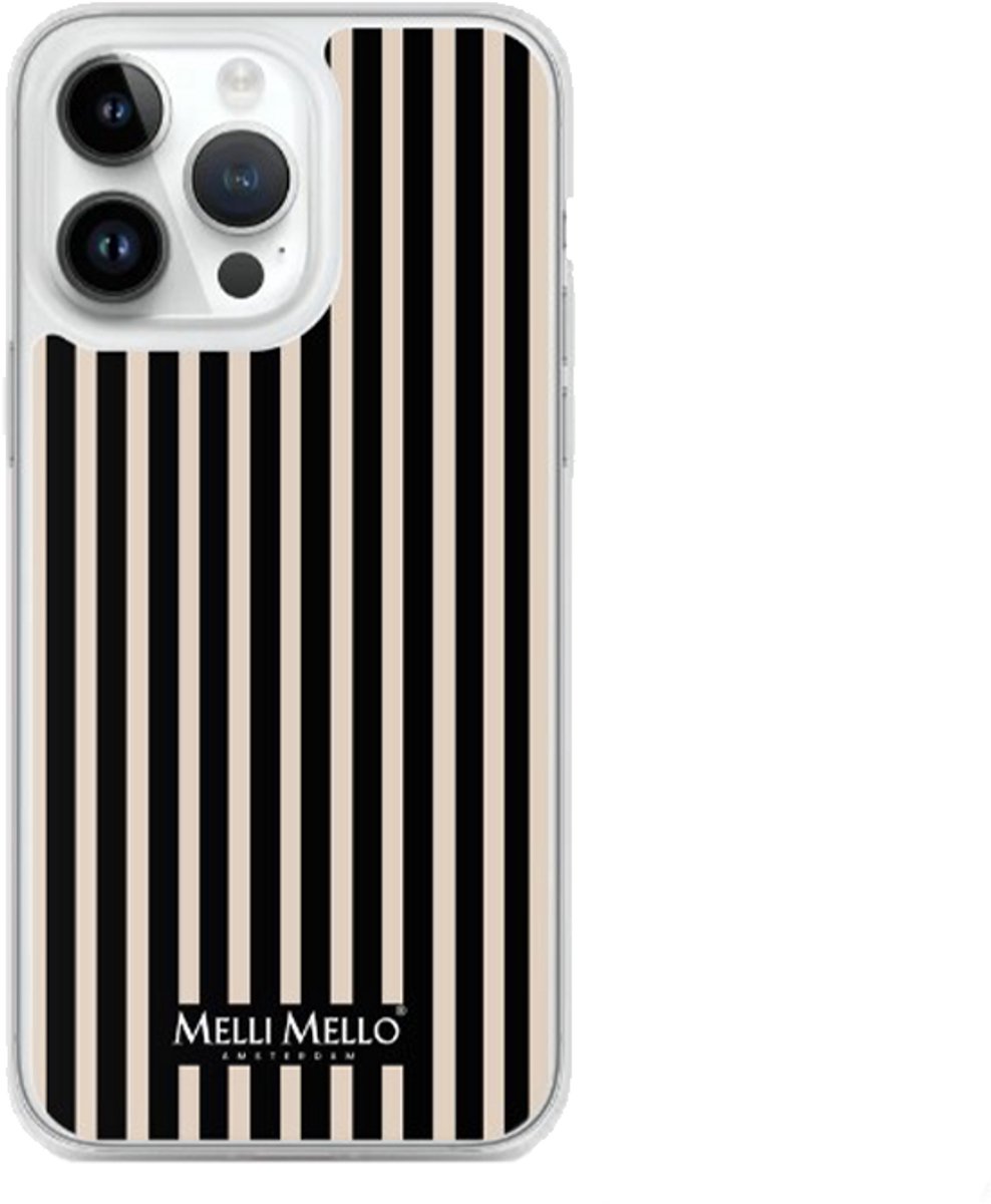 Melli Mello Telefoonhoesje Midnight Lines (Soft case) - Apple iPhone 14 Pro Max
