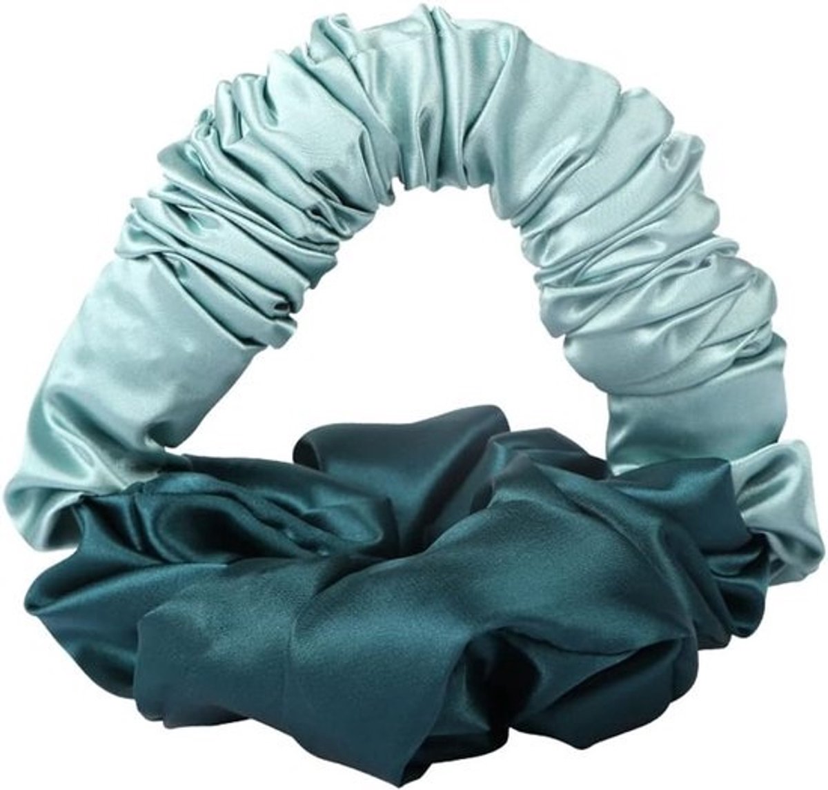 Haarrollers Set - Krulband Krulspelden - Zonder Hitte Krullen - Zachte Strik Methode - 25x15x5 cm - Blauw