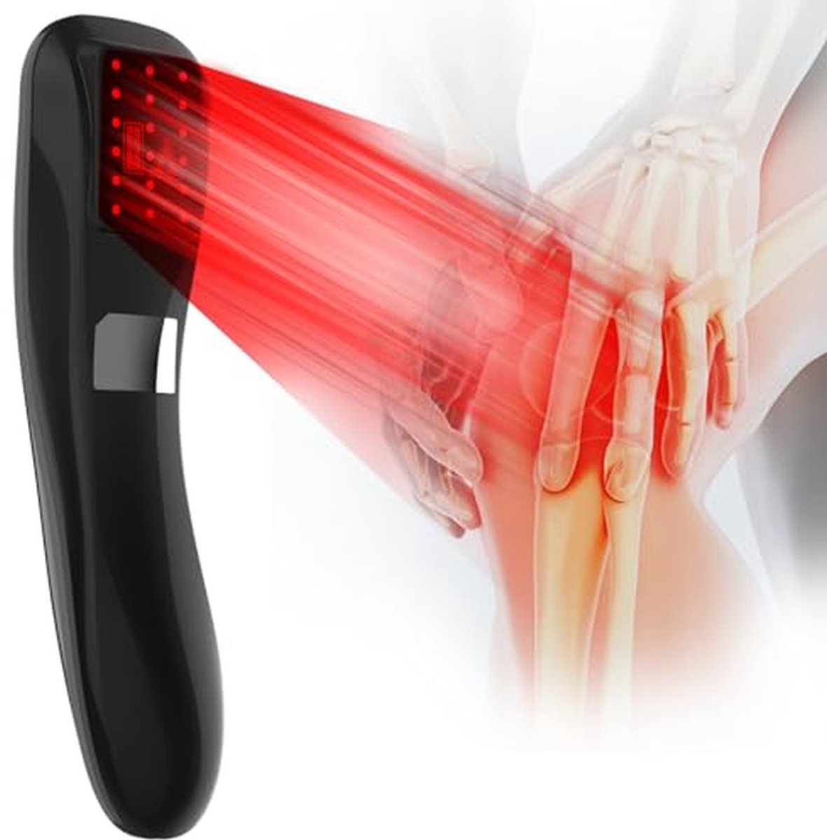 Roodlicht Therapie - Infraroodlamp Handapparaat - Spierverzorging Herstel - 18 LED Lampen - 620 nm Golflengte - Rood