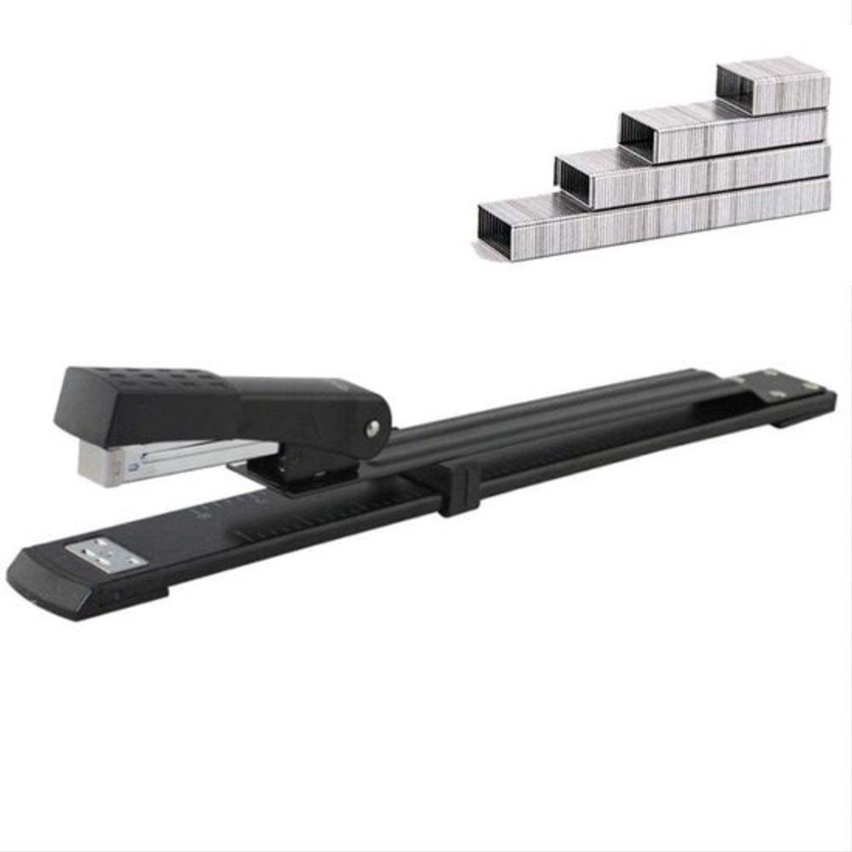 Robuuste Lange Arm Nietmachine - 300mm Bereik - Niet 25 Vel Papier - Heavy Duty Kantoor & Hobby