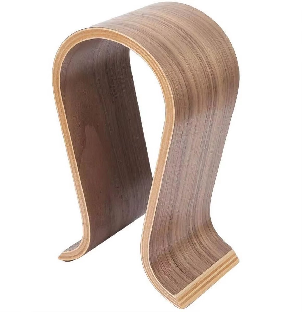 Houten Hoofdtelefoon Houder Bureau – Koptelefoonstandaard & Headset Hanger voor In-Ear Koptelefoons
