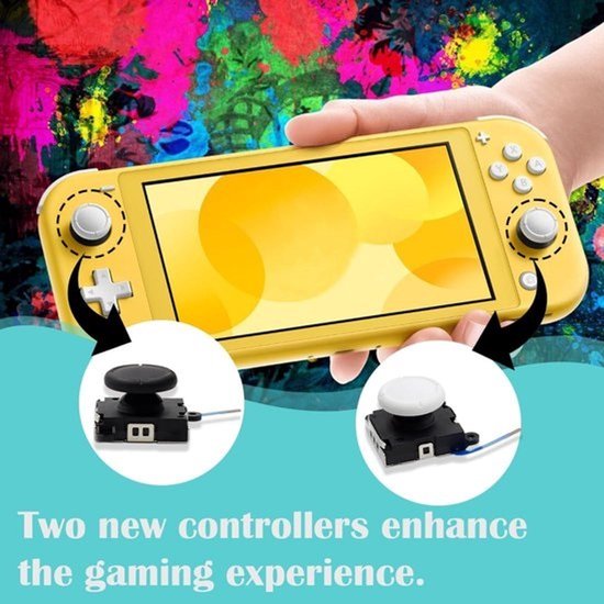 Reparatieset TMR Joysticks voor Switch/Switch OLED Joy-Con/Lite Controller met Gereedschap - Geen Drift van Logitech — afbeelding 3