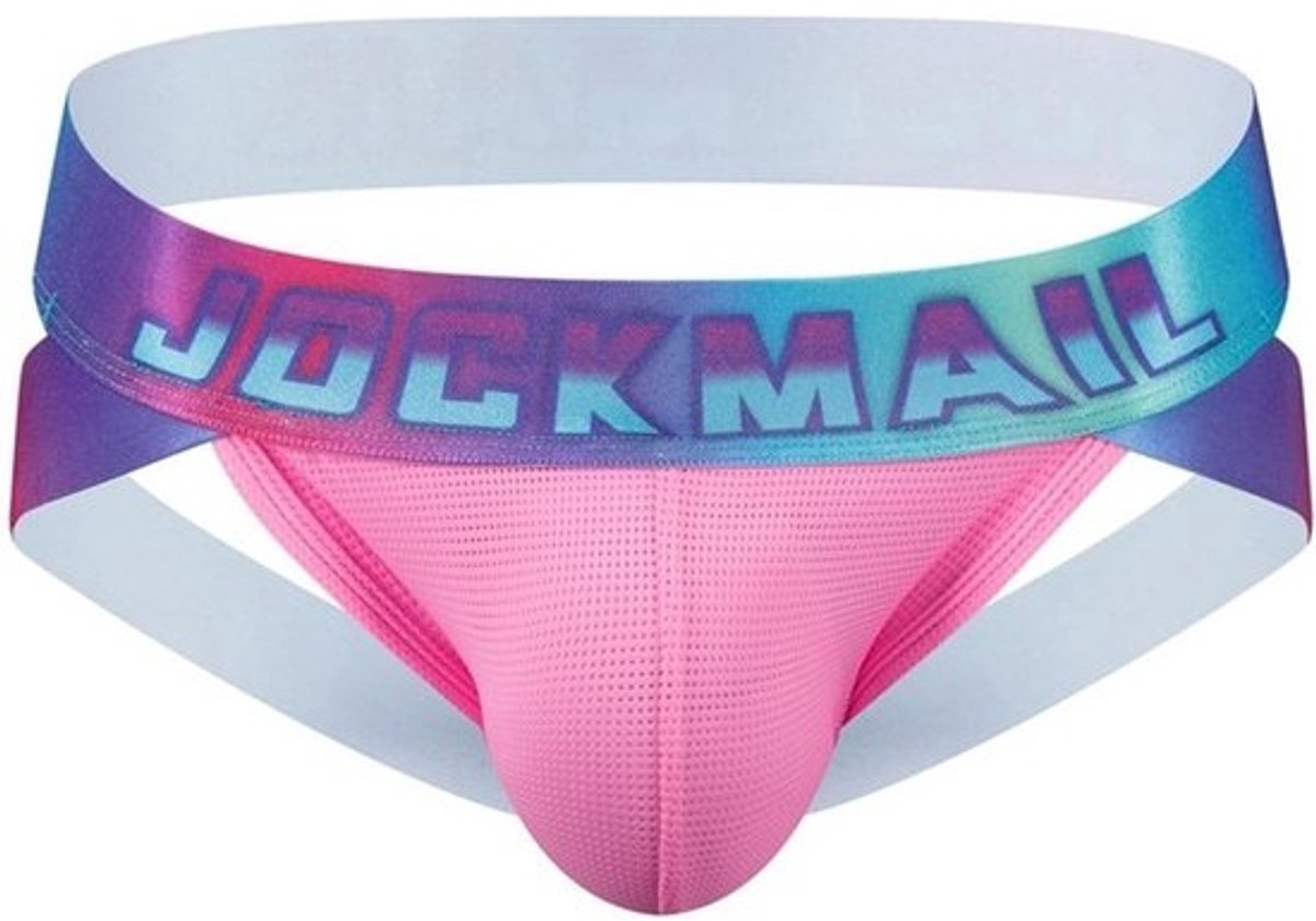Comfortabele Heren Onderbroek Jockstrap Atletiek Ondersteuning Regenboog