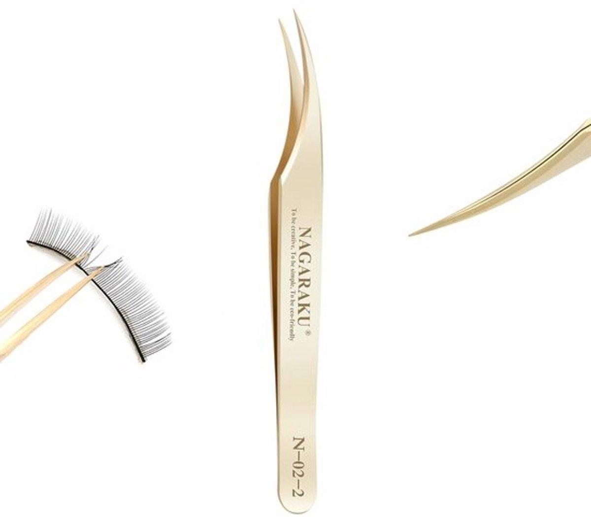 Professionele Wimperpincet voor Perfecte Wimperextensions - Lichtgewicht en Ergonomisch Ontwerp