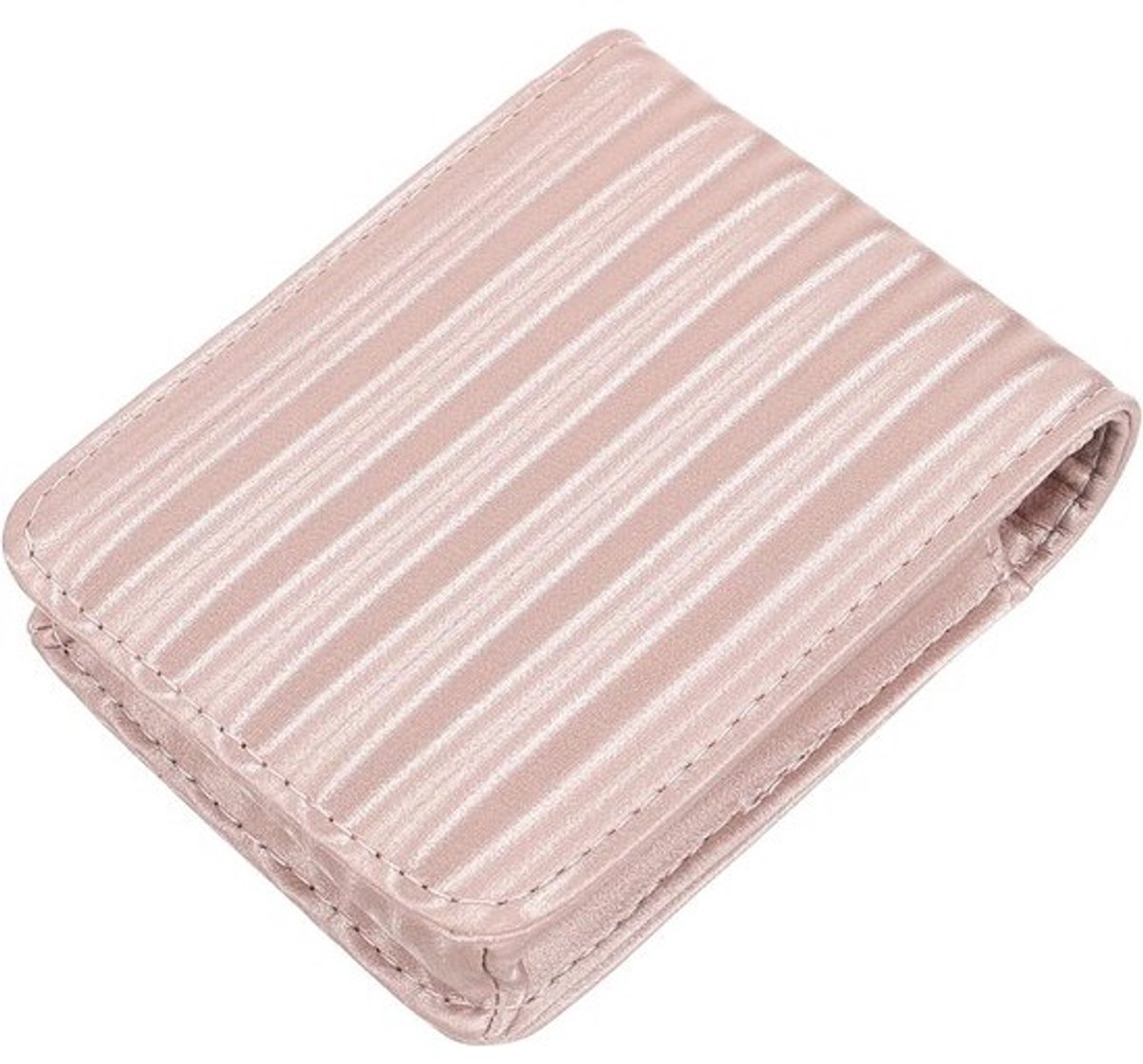 Allecto Plus - Lipstick Box Met Spiegel en Mini Cosmeticatas in Roze - Handig voor Reizen - Lippenstiftstandaard - Lippenstifttas - Afmetingen 11x8.5cm