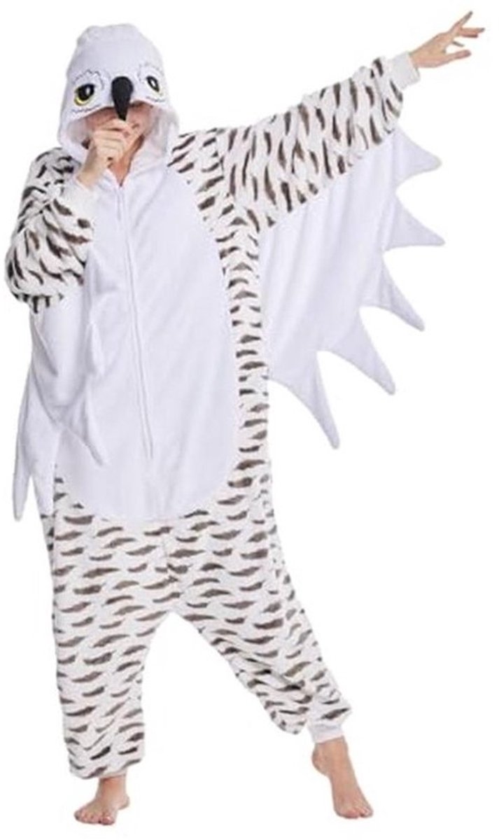Uilen-onesie voor volwassenen - Halloween pyjama voor dierenliefhebbers