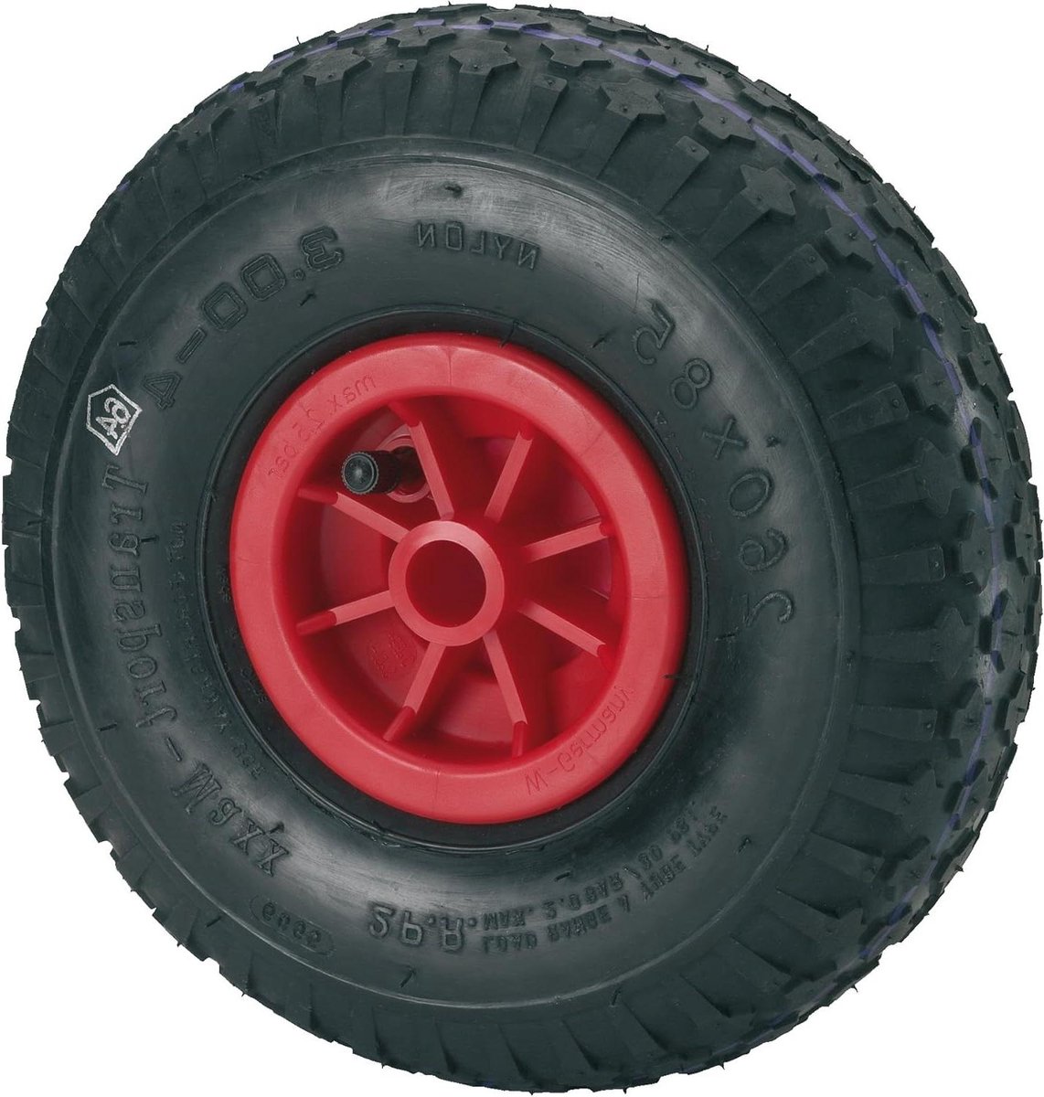 Luchtband - Transportwiel - Materiaal Transport - Hoge Draagkracht - 260x85mm - Meerkleurig