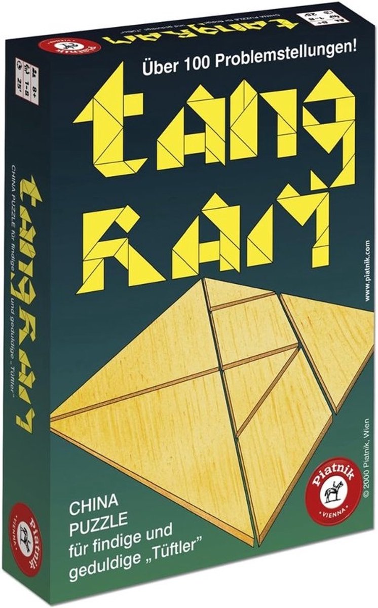 Houten Tangram Puzzel met Meer dan 100 Vormen en Figuren