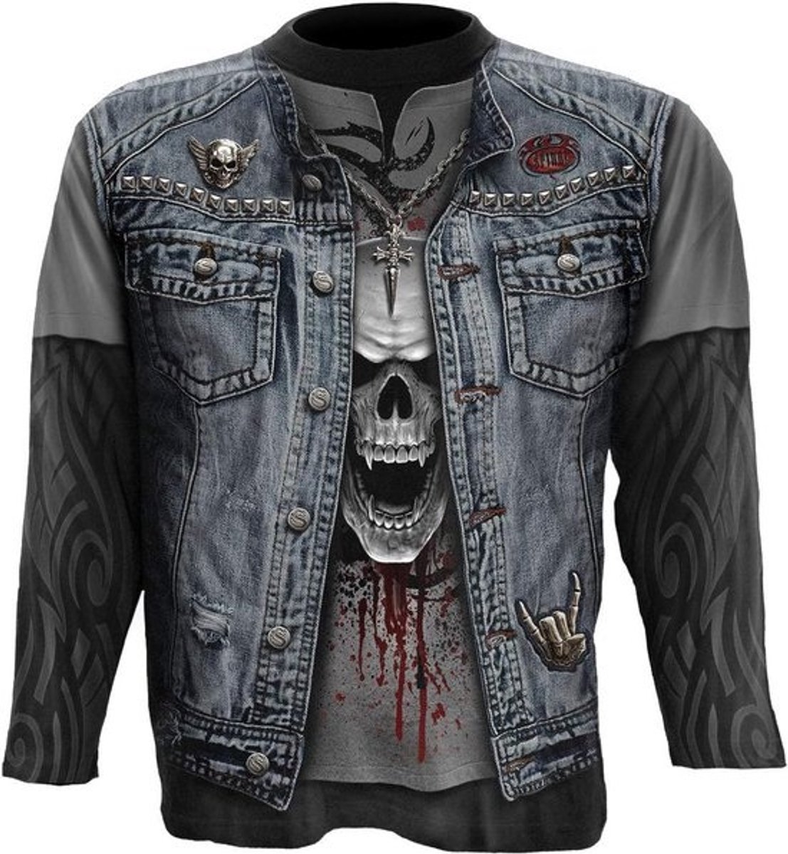 Zwart T-shirt voor Heren | 100% Katoen | Ronde Hals