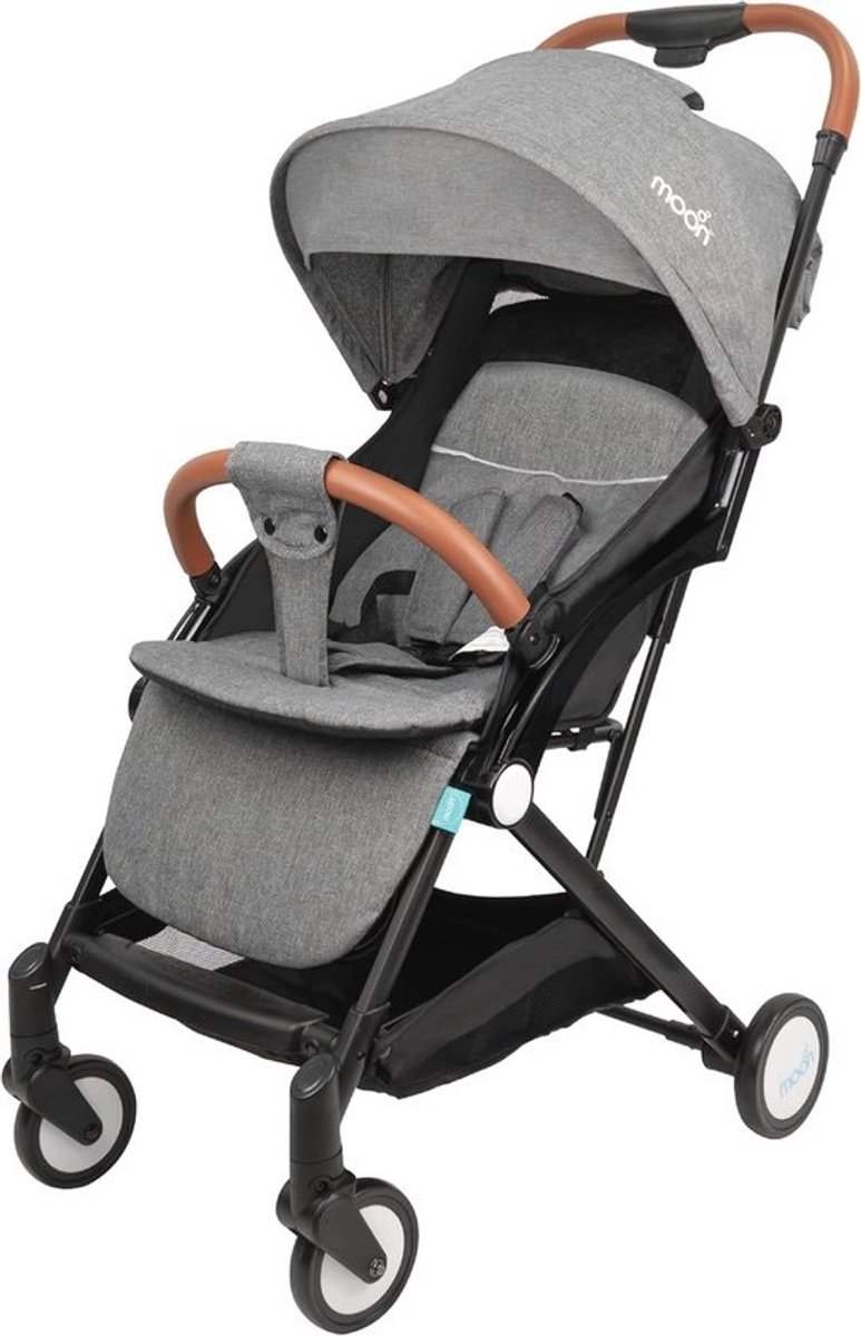 Ultra-Compacte Reis Kinderwagen - Buggy voor Vliegtuig - Automatisch Inklapbaar - Grijs