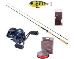 Ultimate Cast Special Cork Pike Baitcaster Hengelset 2.00m (15-45g) - Roofvis Set