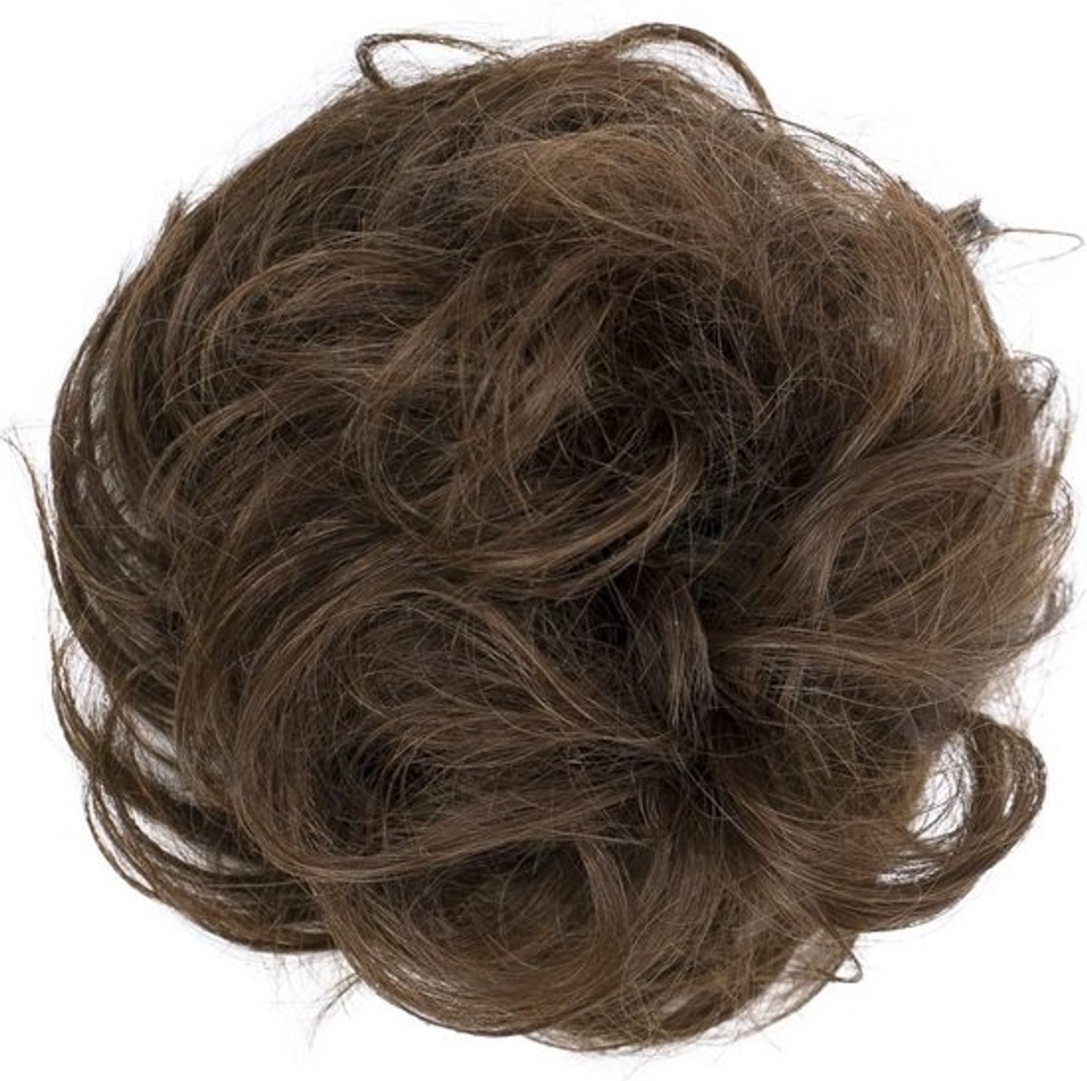100% Echt Haar Haarband - Haaraccessoire voor Dikke Vlechten in Bruin