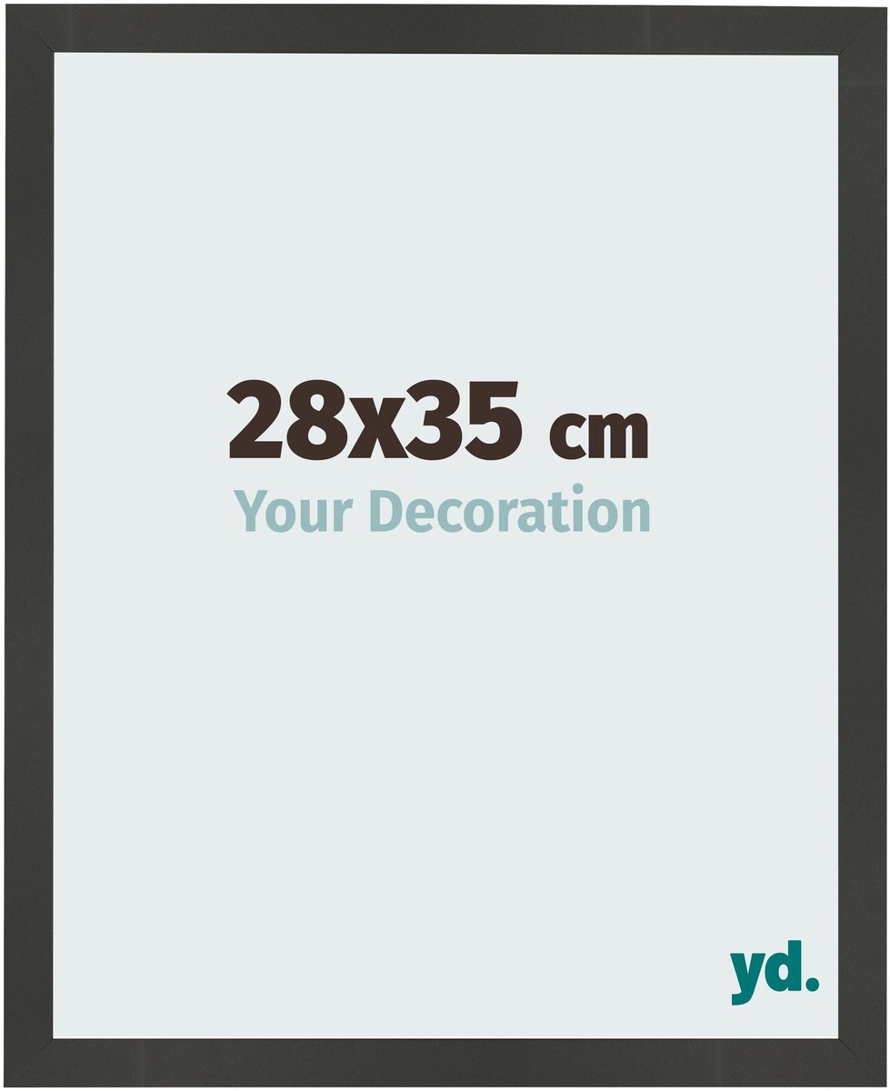 Your Decoration - Fotolijst 28x35 cm - MDF - Antraciet - Bologna
