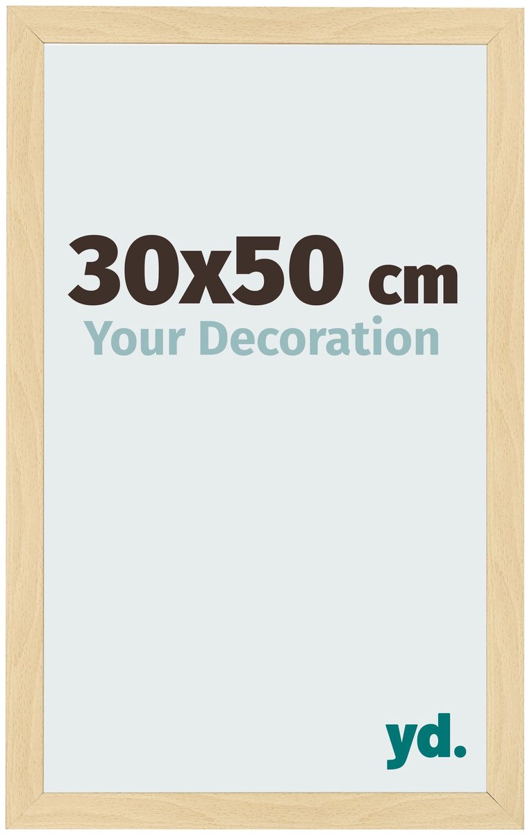 Your Decoration - Fotolijst 30x50 cm - MDF - Beuken Decor - Bologna