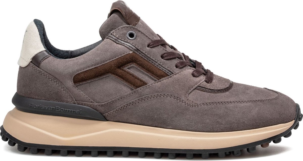 Floris Van Bommel Sfm-10139 Noppi Sneakers - Suède - Heren - Taupe - Maat 40