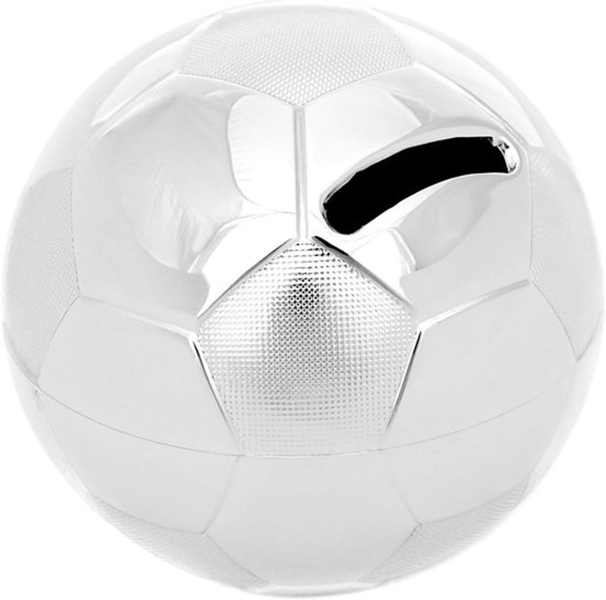 Verzilverde Spaarpot Voetbal - Stijlvol Spaarvarken voor Kinderen