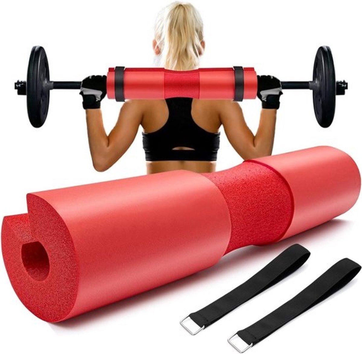 Extra Dikke Halterkussen voor Comfortabel Gewichtheffen en Squats