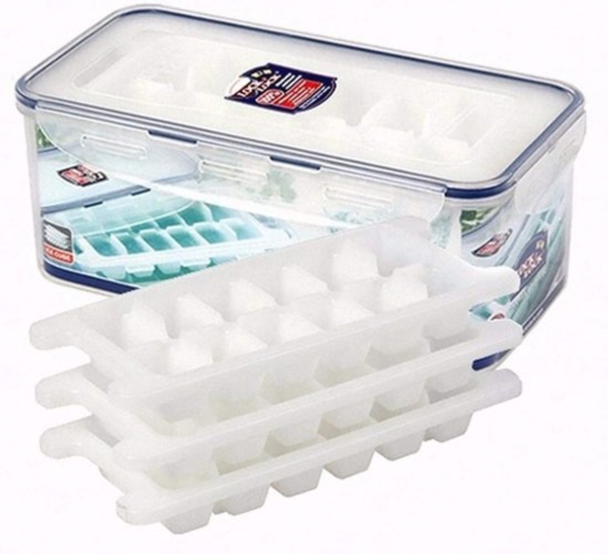 Premium IJsblokjesvorm Set - BPA-vrij en Multifunctioneel - 4-delige IJsblokjesmaker met Deksel