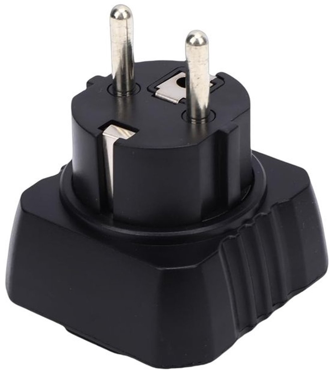 Stopcontact Tester - Lekdetector - Veiligheid Controleren - LCD Scherm - EU Stekker - Zwart