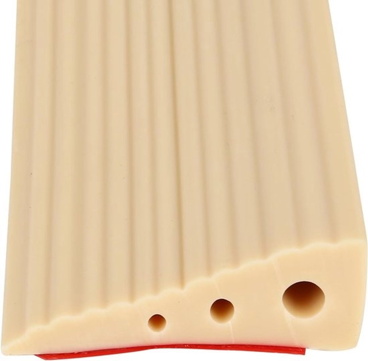 Drempelhelling PVC - Overgangsprofiel Zelfklevend - Rolstoel Toegankelijk - Sterk Draagvermogen - 100 cm Lengte - Wit Zwart Grijs