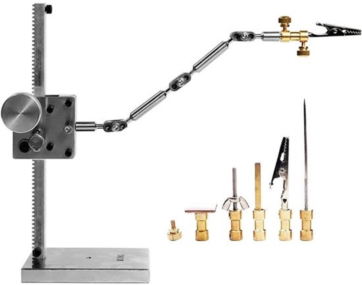 Stop Motion Armatuur - Rigging Systeem - Animatie Creëren - Precisie CNC Bewerking - 26 cm Armlengte - Zilver