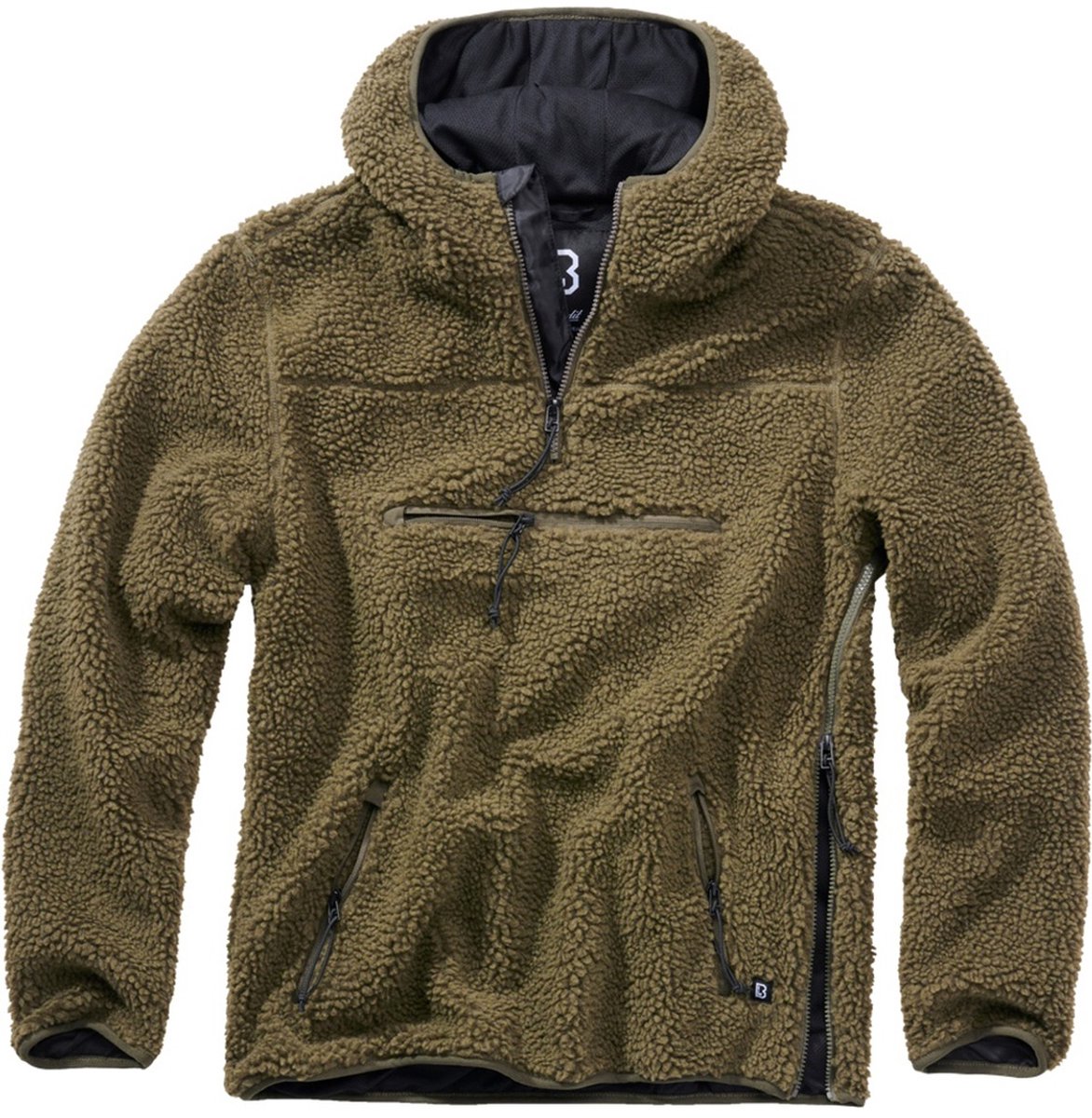 Brandit - Teddyfleece Worker Pullover Jas - 5XL - Groen