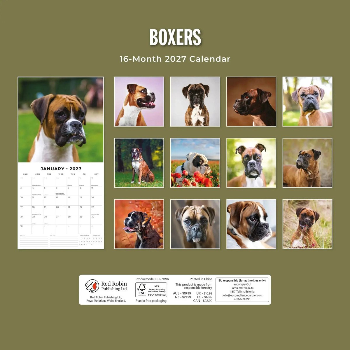 Boxer Kalender 2027