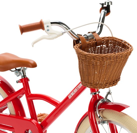 Generation Classic 18 inch Rood - Kinderfiets met Mandje van Generation — afbeelding 4