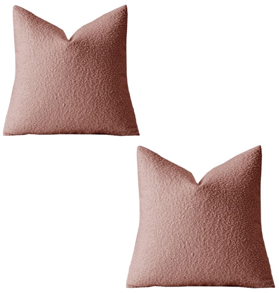 Dailygoods- Kussenslopen 45 x 45 cm - Set van 2 - Luxe Decoratieve Kussenslopen - Zachte Kussenslopen - Woondecoratie - Geschikt voor Bank/Slaapkamer - Kussenhoezen