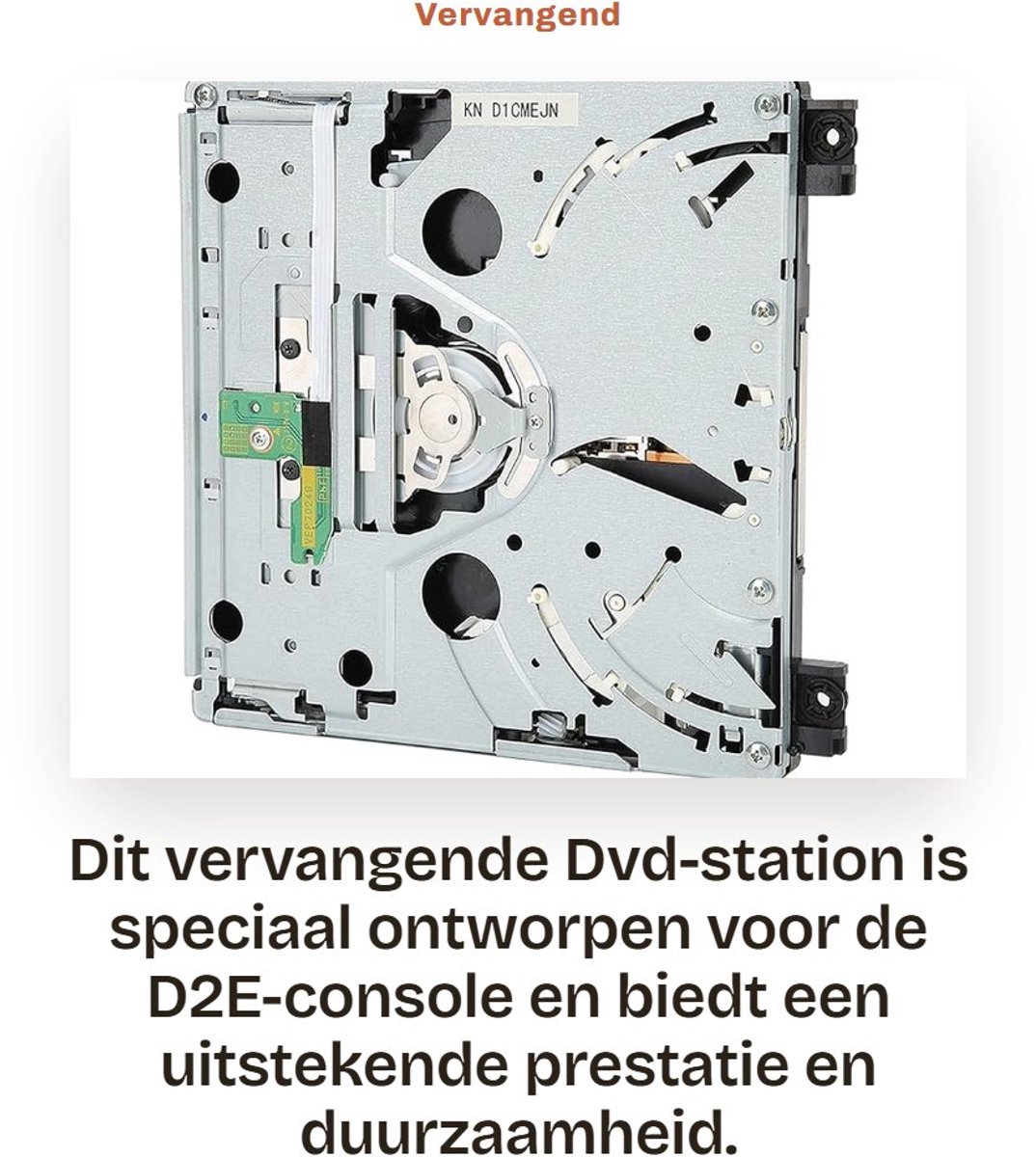 Dailygoods- DVD-station Professioneel Ontwerp voor Wii - Vervangend Accessoire - Schijfstation - Duurzaam - Nauwkeurige Insnijdingen - Lange Levensduur