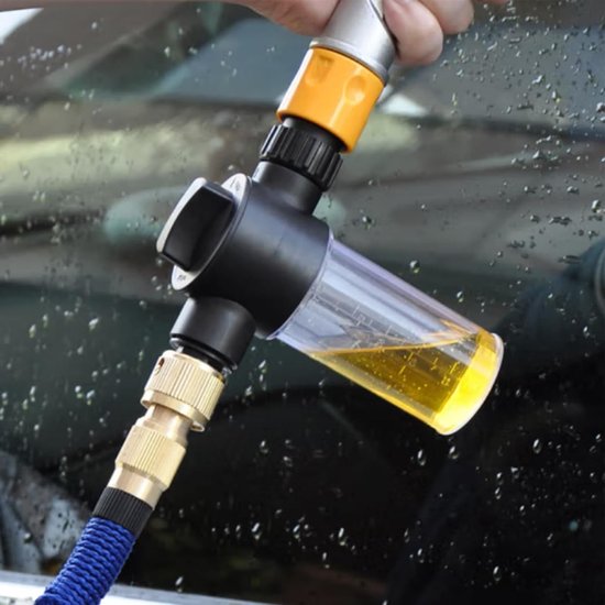 Schuimsproeier voor auto wassen en irrigatie, draagbare drukspuitfles voor gazon, huisdieren en meer — afbeelding 2