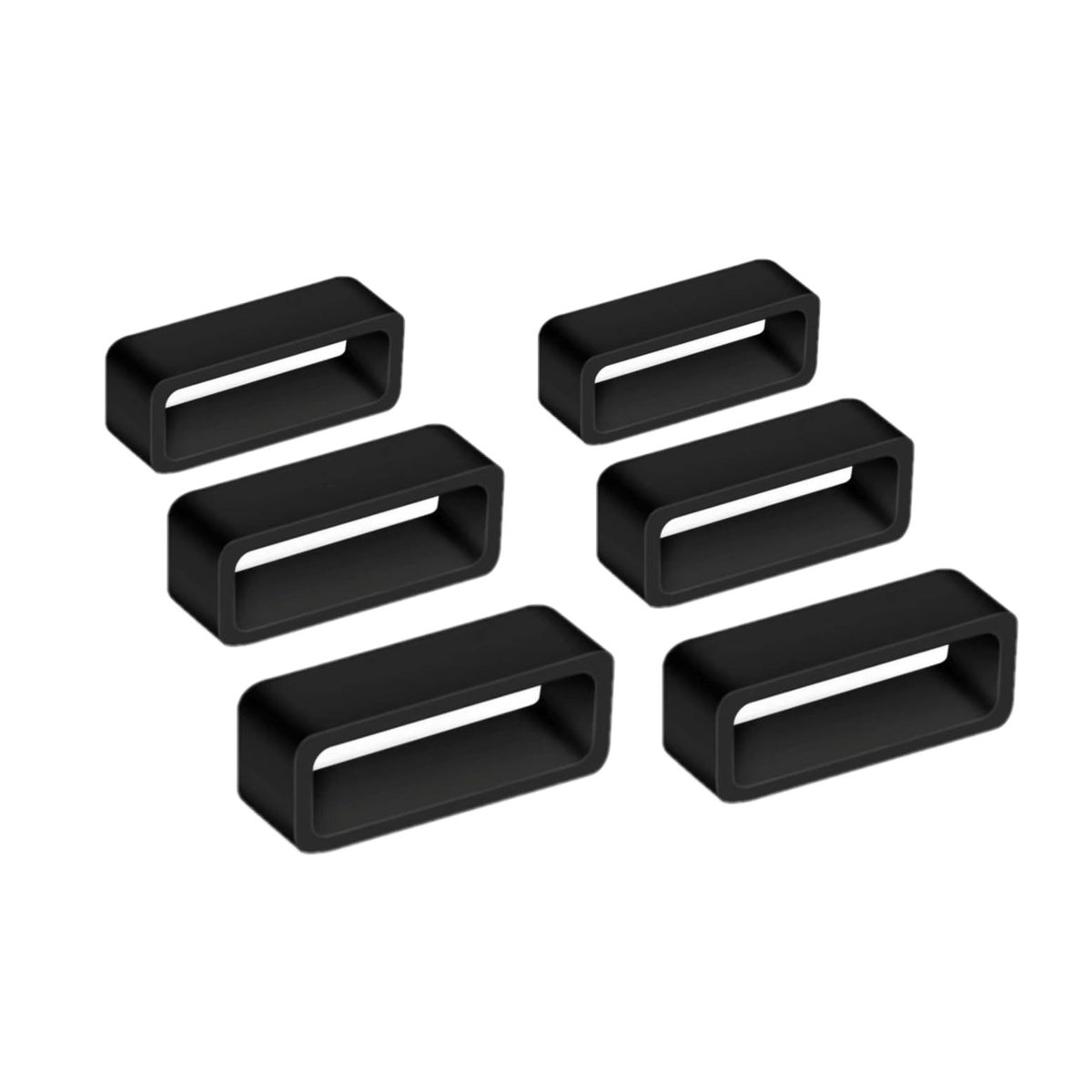 Dailygoods - 6 Stuks Siliconen Horlogebandhouders voor Smartwatches