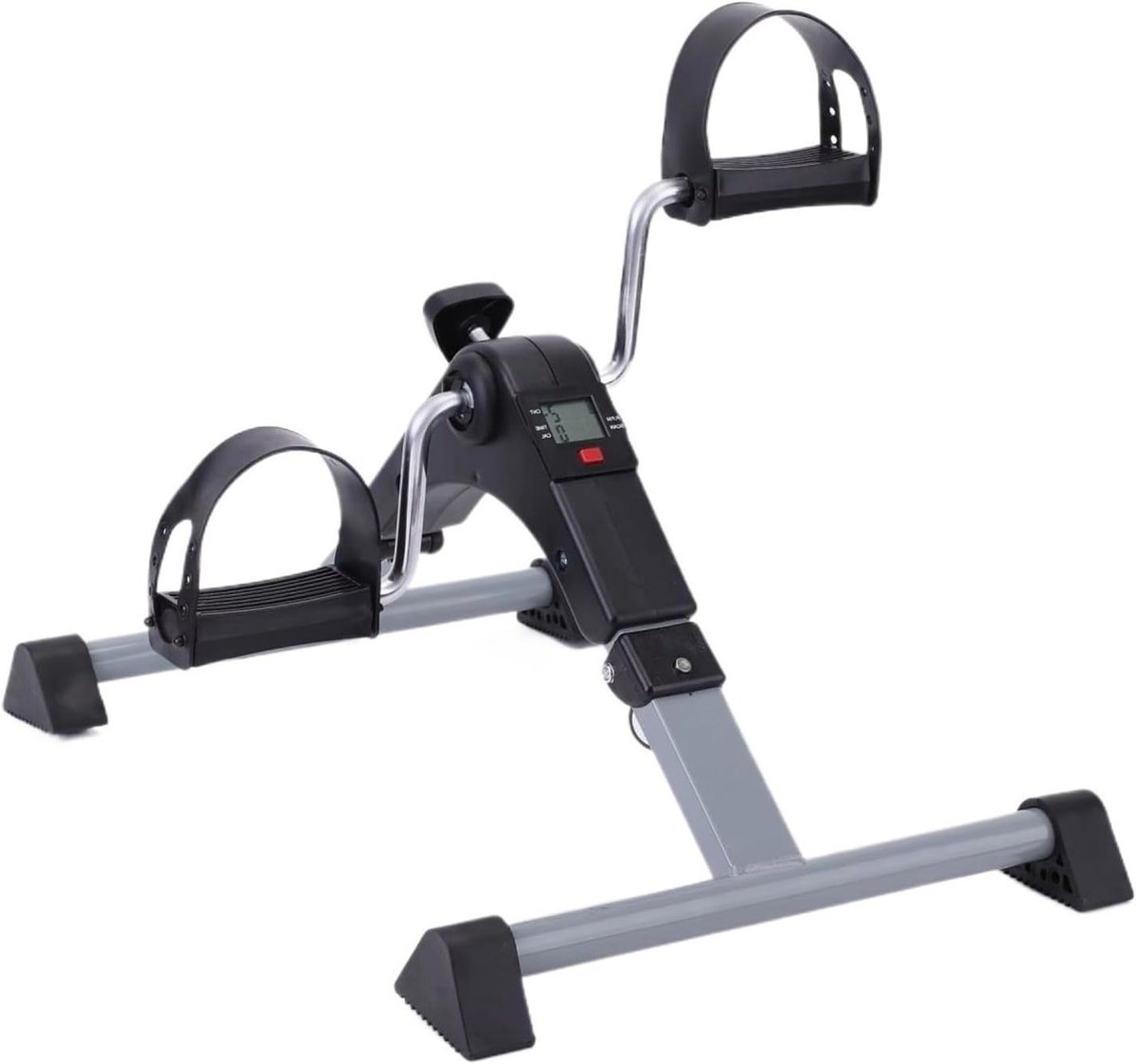 Mini Hometrainer - Pedaal Trainer - Zittend Trainen - Compact Opvouwbaar - 10 mm - Grijs