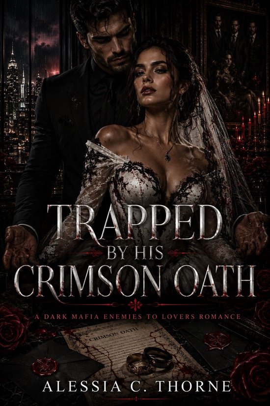 The Black Vows Syndicate 3 - Trapped by His Crimson Oath - cover