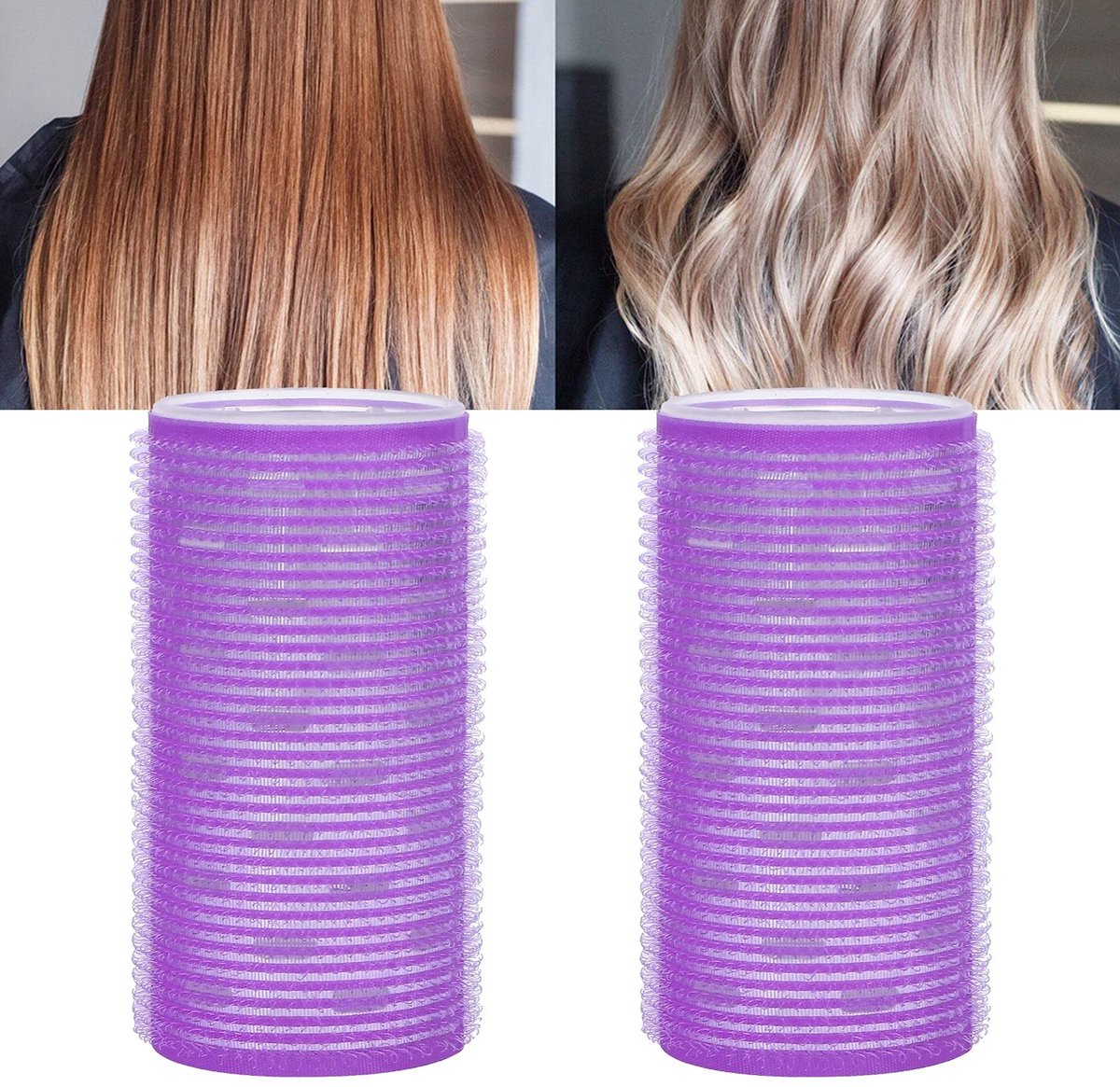 Dailygoods- Krulspelden Zelfklevend - Handig voor Thuis - Sterke Grip - 5x10cm - Voor Losse Krullen - Fysiek Krullend Haar - Haarrollers