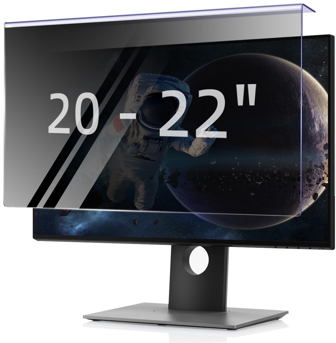 Dailygoods - HaruYo 20-22 inch hangende privacyfilter, privacyfilter voor 20/21,5/22 inch monitor, privacy-bescherming, computermonitor, privacyscherm, schermfilter, anti-blauw licht/verblindingsbescherming,