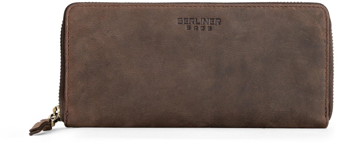 Dailygoods - Vintage Portemonnee Palma met RFID-bescherming - Bruin