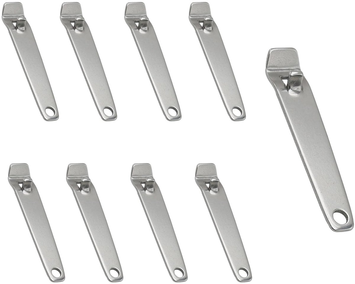 Dailygoods- Flesopener 8 Stuks - Grappige Flesopener - Roestvrij Stalen Flesopener - Multifunctioneel Ontwerp - Onmisbaar Hulpmiddel - Geschikt voor Bier/Wijn - Opener