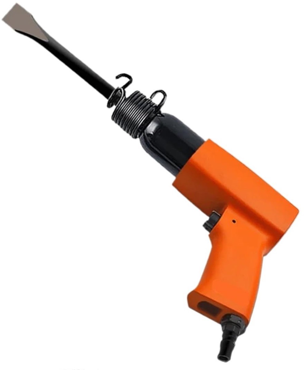 Luchthamer - Gasschoppen - Roest verwijderen - Antivibratiegreep - 250 cm - Oranje