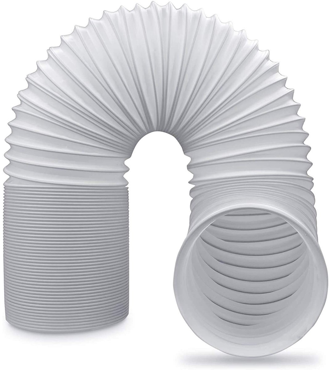 Solidchoice- Uitlaatslang Universeel - Draagbare Luchtslang - Flexibele Buis - 5 Diameters - 59 cm - Kunststof Polypropyleen