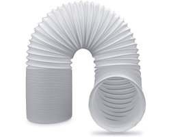 Solidchoice- Uitlaatslang Universeel - Draagbare Luchtslang - Flexibele Buis - 5 Diameters - 59 cm - Kunststof Polypropyleen