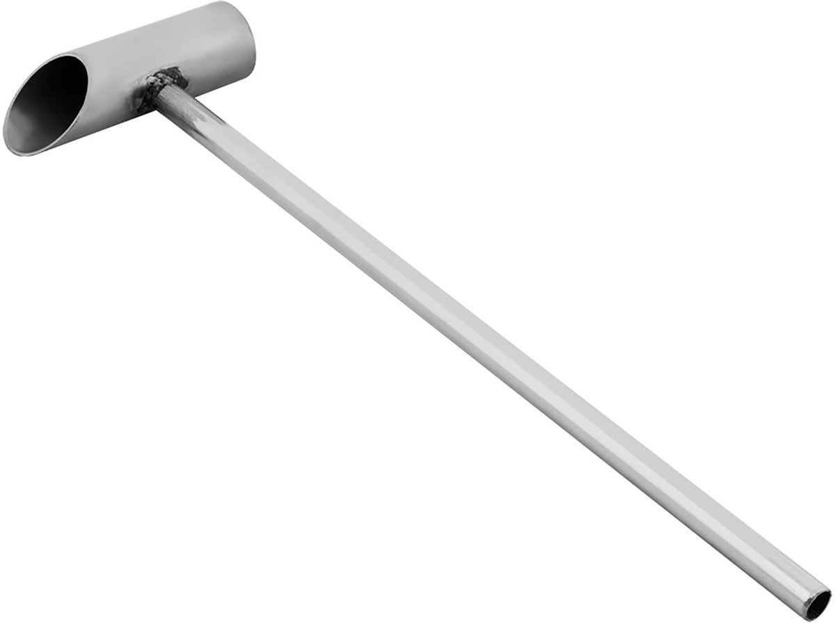 Dailygoods - Roestvrijstalen Lepel voor Suikerspin - 30 cm Maatlepel