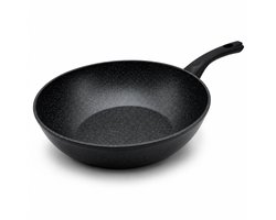 Wokpan - Ø 28 cm - Graniet Steen - Geschikt voor alle warmtebronnen