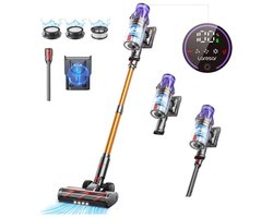 Aafinity | Laresar V7 Draadloze Stofzuiger 500W 50KPA – Handstofzuiger met Afneembare Accu & Stofreservoir